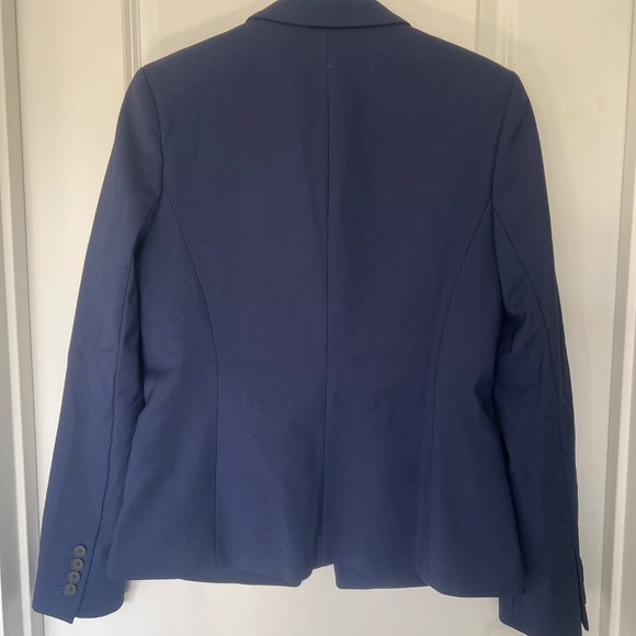 ARGENT Crossover Blazer Size 4 in Performance Cotton Navy - Picture 3 of 8